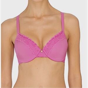 Natori Refined Contour Underwire Bra Summer Plum 36C NEW MSRP $70